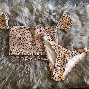 Cheetah Print Swim Suit